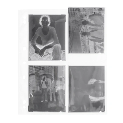 ADOX ADOFILE polipropilén negatívtároló lap (4 db 4x5" vagy 9x12 filmhez – 100 lap)