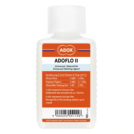 ADOX ADOFLO II Cseppmentesítő / Nedvesítőszer Koncentrátum – 100 ml