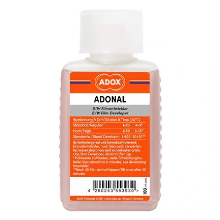ADOX ADONAL (Rodinal) filmhívó (100 ml koncentrátum)