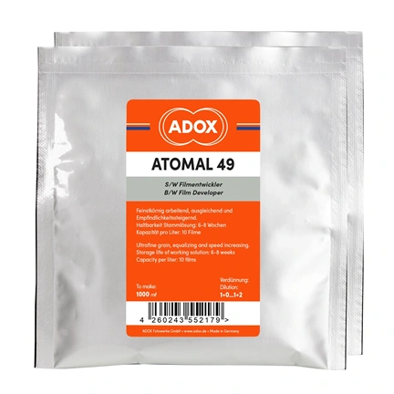 ADOX ATOMAL 49 por filmhívó (1000 ml törzsoldat készítéséhez)