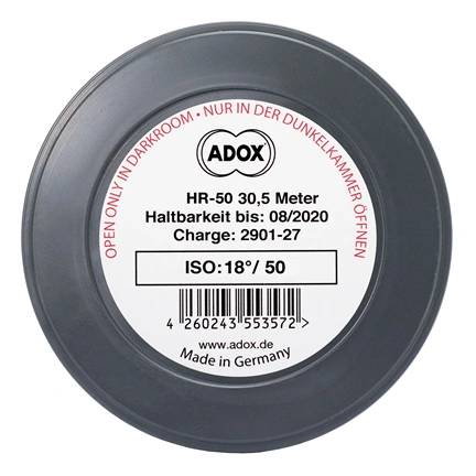 ADOX HR-50 135/36 SPEED BOOST technológiával – Méteráru (Bulk Roll)