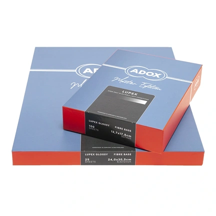 ADOX LUPEX Művészeti Baritált Kontakt Fotópapír – 40,6 x 50,8 cm (16x20 inch) / 25 lap