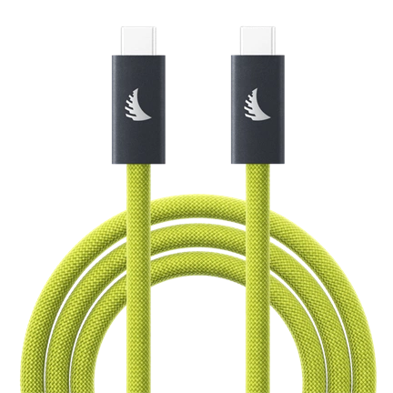 ANGELBIRD CABLE I USB-C 3.2 I SOLID FLEX TETHER CABLE I LIME I 4,5 M
