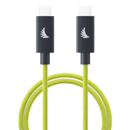 ANGELBIRD CABLE I USB-C 4.0 I SOLID FLEX CABLE I LIME I 1 M