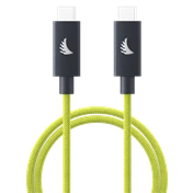 ANGELBIRD CABLE I USB-C 4.0 I SOLID FLEX CABLE I LIME I 2 M