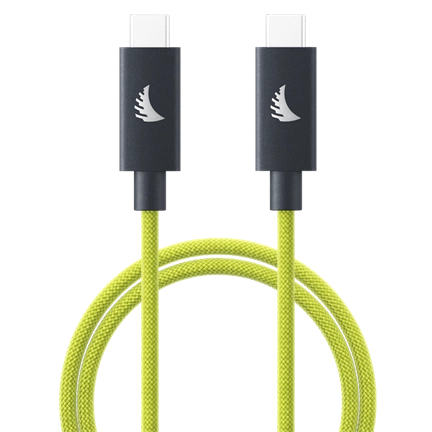 ANGELBIRD CABLE I USB-C 4.0 I SOLID FLEX CABLE I LIME I 2 M
