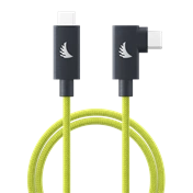 ANGELBIRD CABLE I USB-C 4.0 I SOLID FLEX CABLE RIGHT-ANGLE I LIME I 2 M