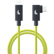 ANGELBIRD CABLE I USB-C 4.0 I SOLID FLEX CABLE RIGHT-ANGLE I LIME I 32 CM
