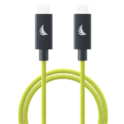 ANGELBIRD CABLE / USB-C 4.0 / SOLID FLEX CABLE / LIME / 32 CM
