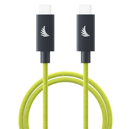 ANGELBIRD CABLE / USB-C 4.0 / SOLID FLEX CABLE / LIME / 32 CM