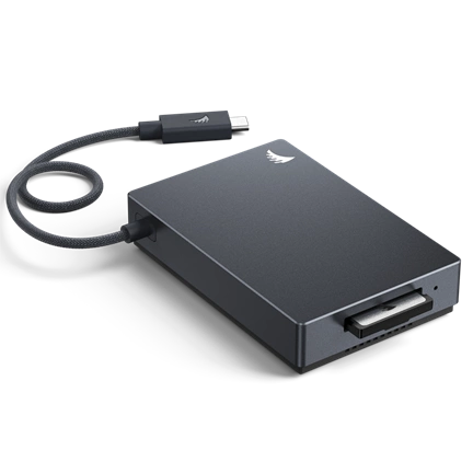 ANGELBIRD CARDREADER I PERFORMANCE CARD READER CFEXPRESS B I USB-C 4.0 GEN 3X2 I UP TO 40 GB/S CONNE