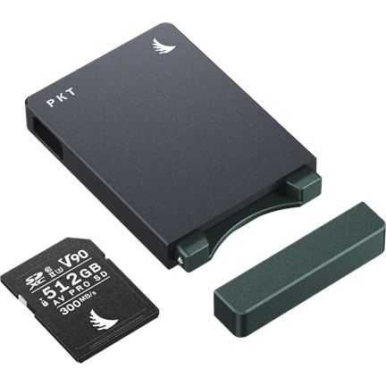 ANGELBIRD CARDREADER PKT I SD 4.0/SDXC I UHS-I/UHS-II I USB 4.0 I USB-C 3.2 GEN 1, UP TO 5 GB/S CONN