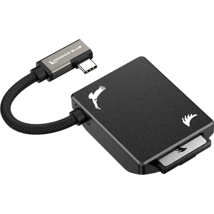 ANGELBIRD KONDOR BLUE CFEXPRESS B RECORDING MODULE (MAGSAFE COMPATIBLE EXTERNAL) RAVEN BLACK