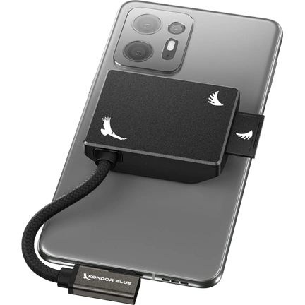 ANGELBIRD KONDOR BLUE SD RECORDING MODULE (MAGSAFE COMPATIBLE EXTERNAL) RAVEN BLACK