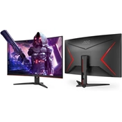 AOC C32G2AE/BK ívelt Gaming 240Hz VA 31,5" 1920x1080, 16:9, 250cd/m2, 1ms, 2xHDMI/DP/VGA/Audio, FreeSync Prem.