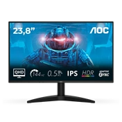 AOC Q24B36X gaming monitor 23.8", IPS, QHD, 144Hz, 2560x1440, 16:9, 300cd/m2, 4ms, 1xDisplayPort/1xHDMI