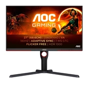 AOC Q27G3XMN/BK QHD Fast VA Mini LED DisplayHDR1000 180Hz FreeSync Premium Pro