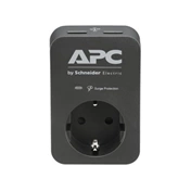 APC Essential SurgeArrest 1 outlet 2 USB Ports 230V Germany Black