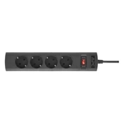 APC POWER STRIP IEC C14 TO 4 OUTLET PROTECT.CONT.CEE 7/3 230V DE IN