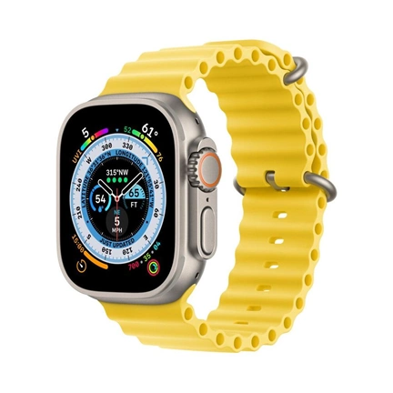 APPLE bővítő 49mm-es Óceán szíjhoz - sárga