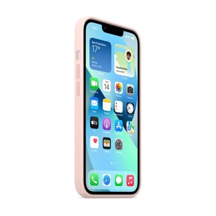 APPLE iPhone 13 MagSafe szilikontok – krétarózsaszín