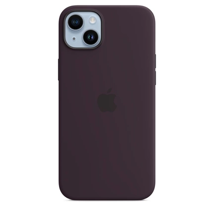 APPLE iPhone 14 Plus MagSafe szilikontok – bodzabogyó