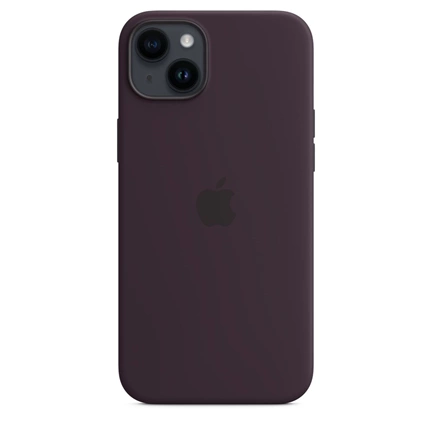 APPLE iPhone 14 Plus MagSafe szilikontok – bodzabogyó