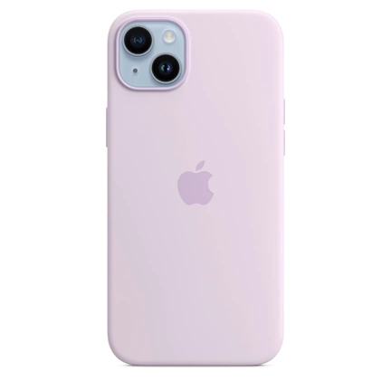 APPLE iPhone 14 Plus MagSafe szilikontok – orgonalila