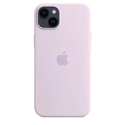APPLE iPhone 14 Plus MagSafe szilikontok – orgonalila