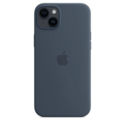 APPLE iPhone 14 Plus MagSafe szilikontok – viharkék