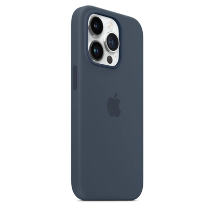 APPLE iPhone 14 Pro MagSafe szilikontok – viharkék