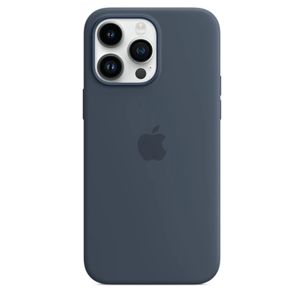 APPLE iPhone 14 Pro Max MagSafe szilikontok – viharkék