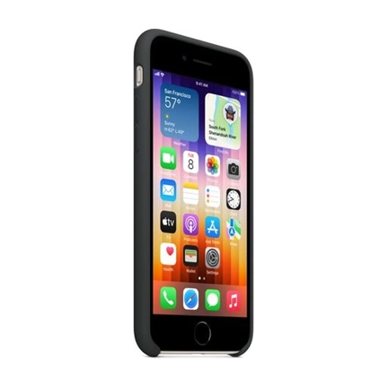 APPLE iPhone SE szilikontok – éjfekete