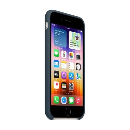 APPLE iPhone SE szilikontok – mély indigókék