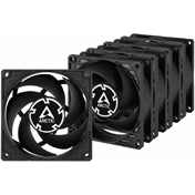 ARCTIC P8 Silent (Black) 5 Pack 80mm-es alacsony zajú ventilátor