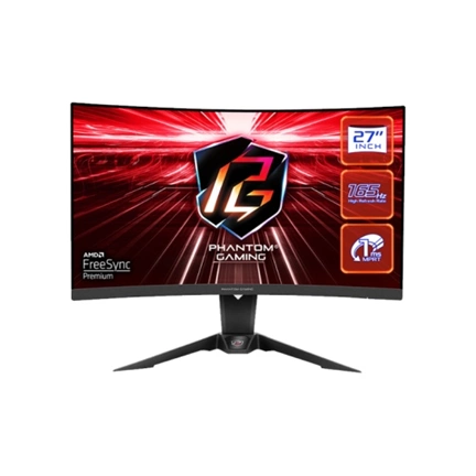 ASROCK Phantom Gaming PG27Q15R2A 27" WQHD ívelt 1500R VA 165Hz 1ms