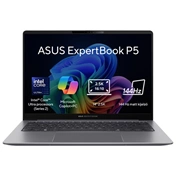 ASUS COM NB Expertbook P5405CSA-NZ0398W, 14" WQXGA, Intel® Core 7  258V, 32GB, 1TB M.2, INT, WIN11H, Szürke