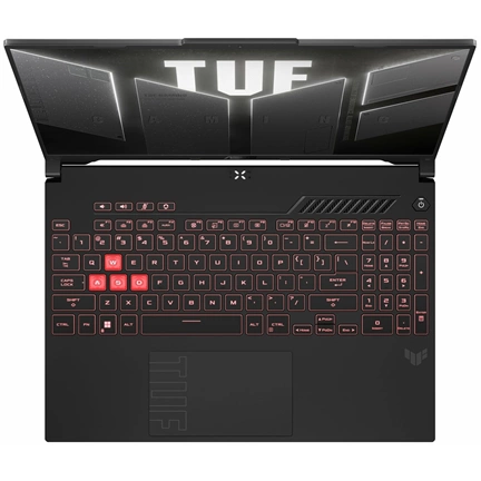 ASUS GAMER NB TUF FA607PI-QT004W 16" QHD+, R9-7845HX, 16GB, 1TB M.2, RTX 4070 8GB, WIN11H, Szürke