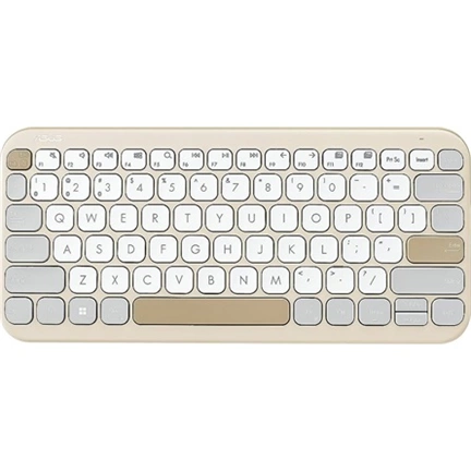ASUS Marshmallow KW100 vezeték nélküli billentyűzet - HU layout - Oat Milk