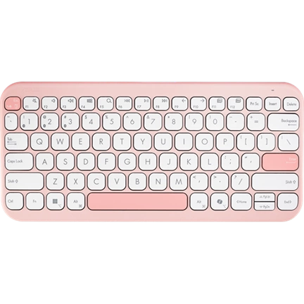 ASUS Marshmallow KW100 vezeték nélküli billentyűzet - HU layout - Rose Clay