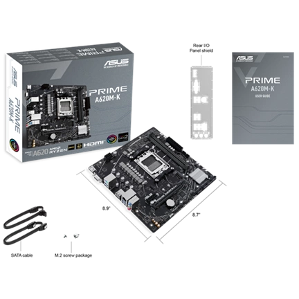 ASUS PRIME A620M-K AM5 AMD A620 mATX alaplap