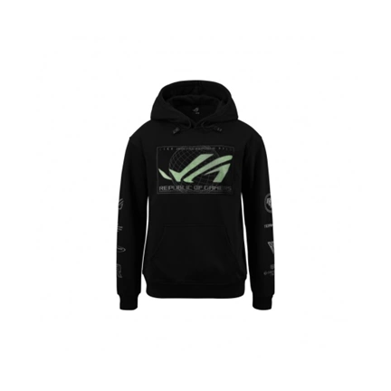 ASUS ROG Cosmic Lit Hoodie CJ1002 Black XXL