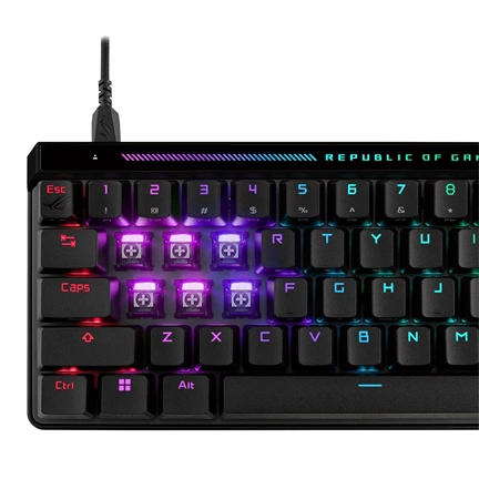 ASUS ROG Falchion Ace HFX US (ROG HFX Magnetic Switch) fekete billentyűzet