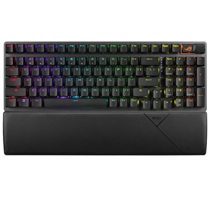 ASUS ROG Strix Scope II 96 vezeték nélküli HU - piros
