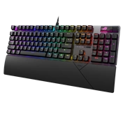 ASUS ROG Strix Scope II X vezetékes billentyűzet - NX Snow V2 kapcsolók, magyar kiosztás