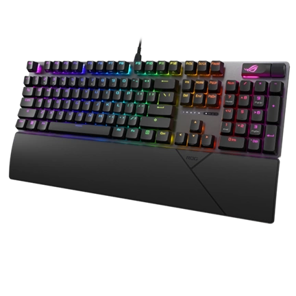 ASUS ROG Strix Scope II X vezetékes billentyűzet - NX Snow V2 kapcsolók, magyar kiosztás