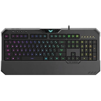 ASUS TUF Gaming K5 HUN fekete USB világító billentyűzet + TUF Gaming M5 gamer egér ASUS TUF Gaming K5 HUN fekete USB világító billentyűzet + TUF Gaming M5 gamer egér