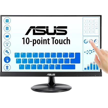 ASUS VT229H 21.5" touchscreen IPS LED monitor fekete