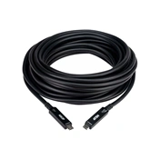 ATEN Ultra HD USB-C aktív optikai kábel - USB 3.2 Gen 2 Type-C, 60W, PD, 4K@60Hz, 10m, fekete