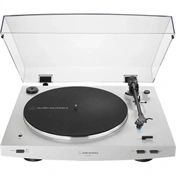 AUDIO TECHNIKA AT-LP3XBTWH szíjhajtású lemezjátszó, teljesen automatikus működtetésű, fehér